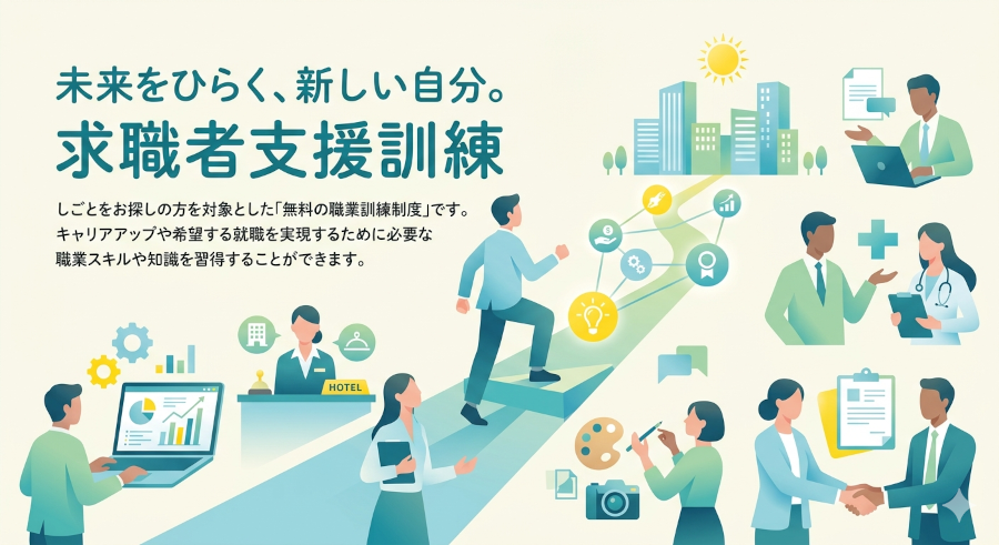 求職者支援訓練(ハロートレーニング)について